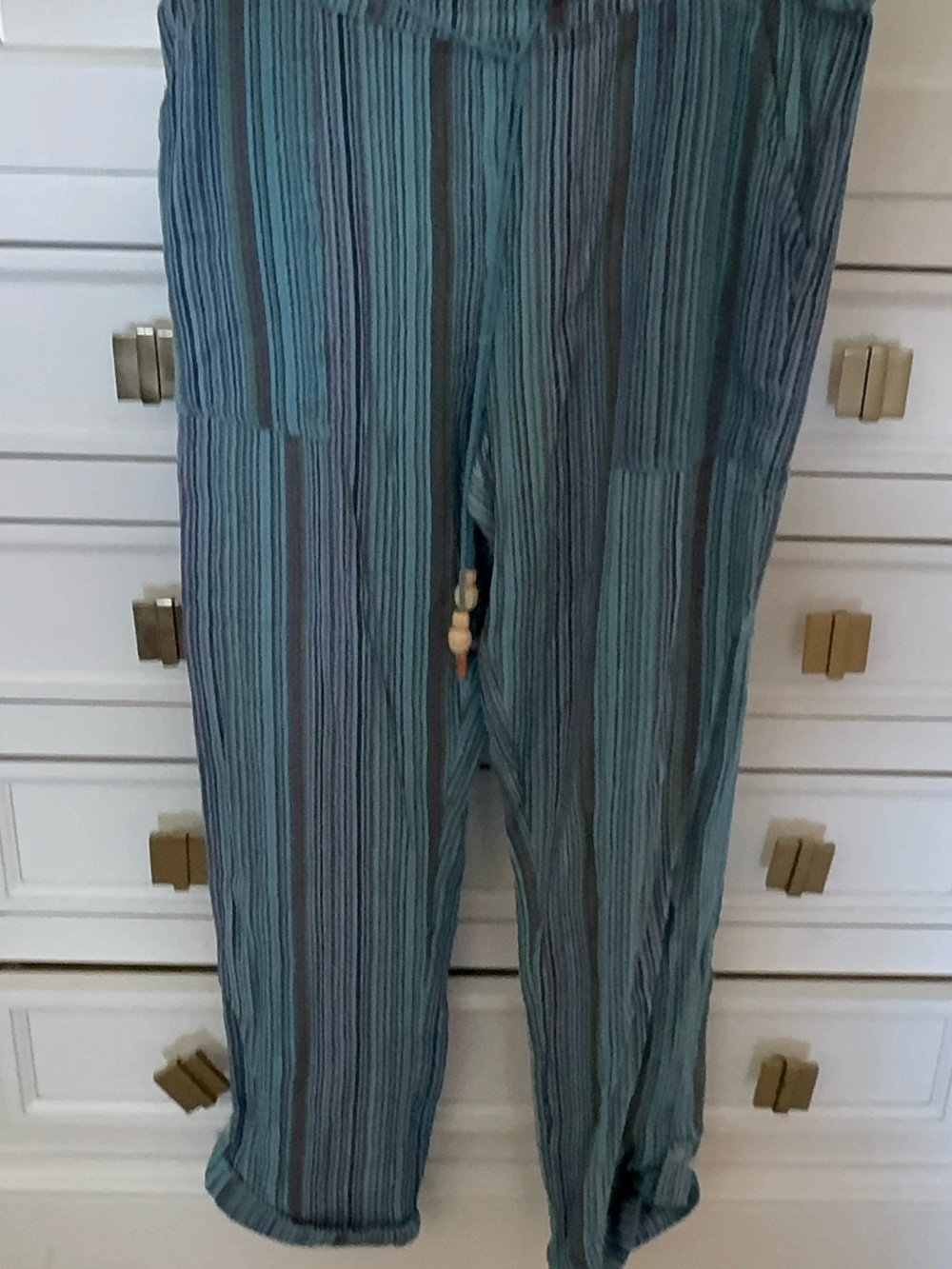 Sundance Women's
Bakari Ocean Striped pants Gauze size small - Picture 4 of 5